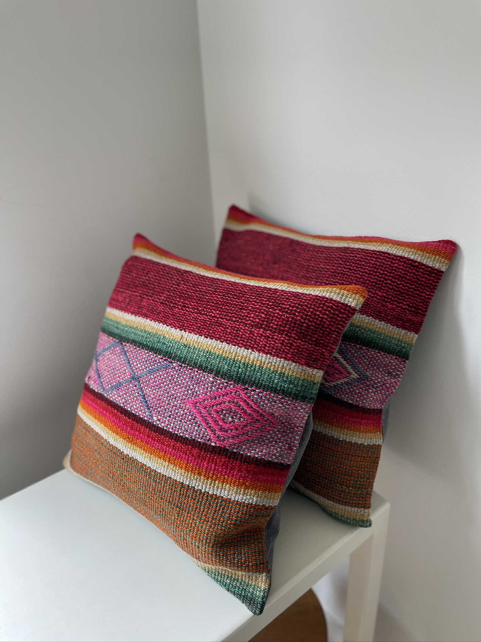 vintage wool cushion 45 x 45-4