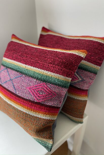 vintage wool cushion 45 x 45