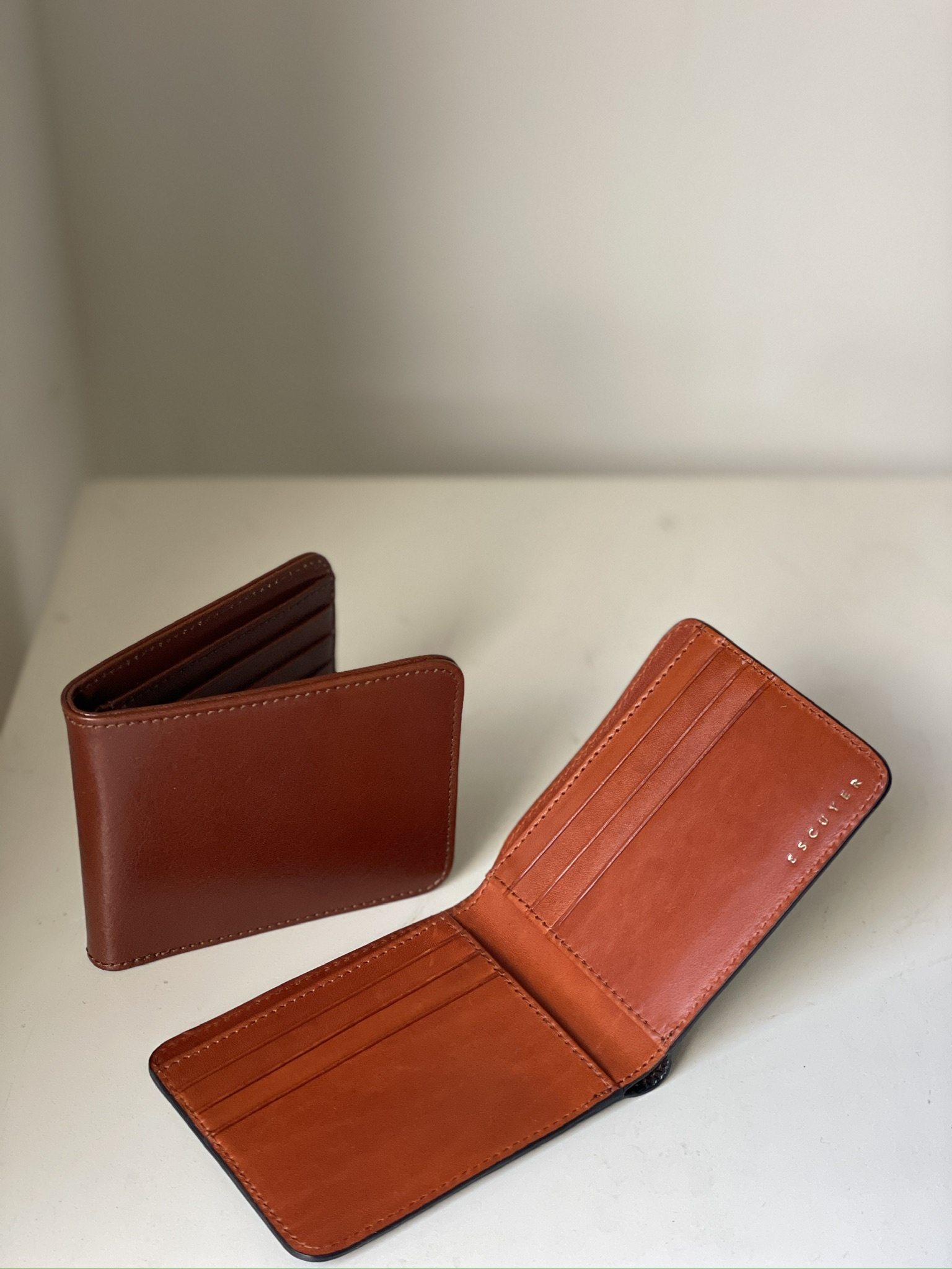 slim wallet light brown-1