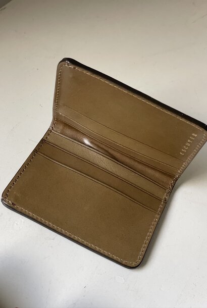 slim wallet khaki