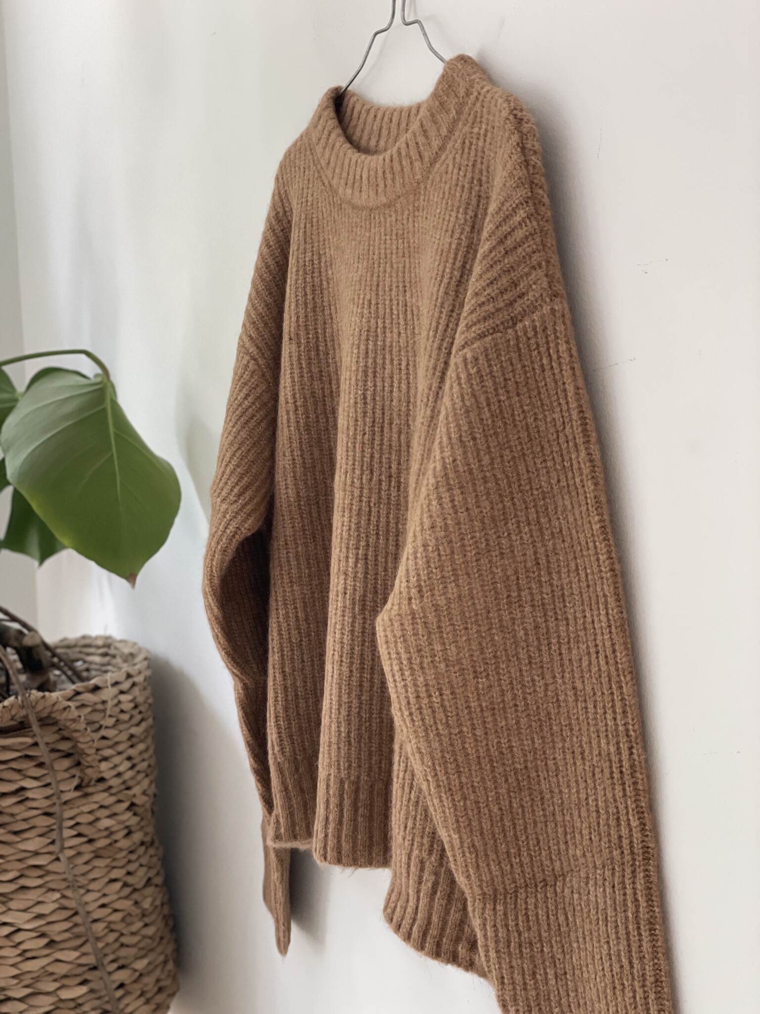 mudita box shape knit chesnut-3