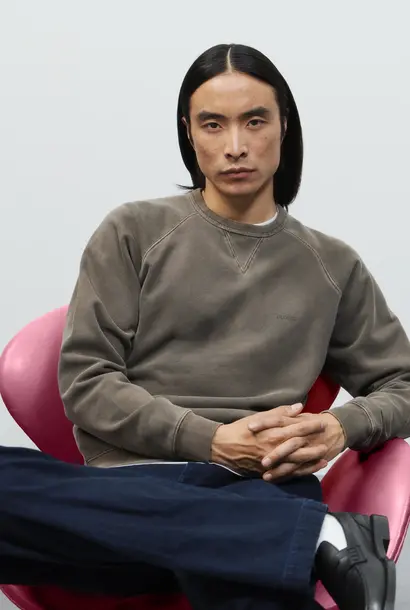 raglan sweat marsh green