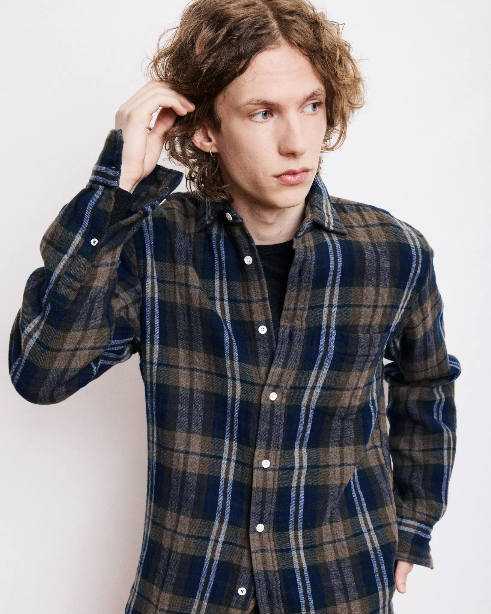paul shirt flanel army & navy-1