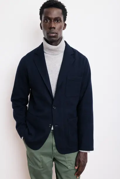 jonny jacket wool navy