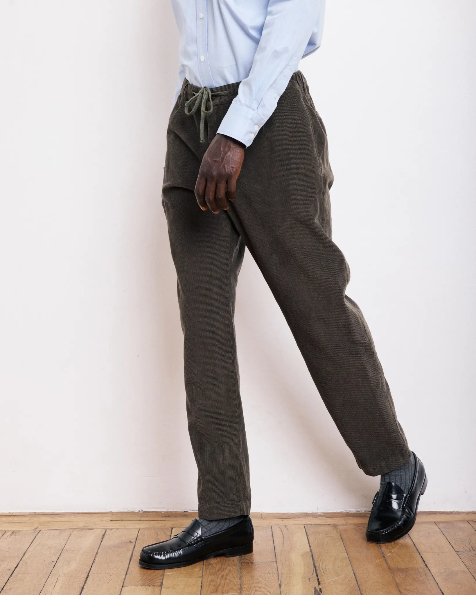 tanker pants rib dark olive-1