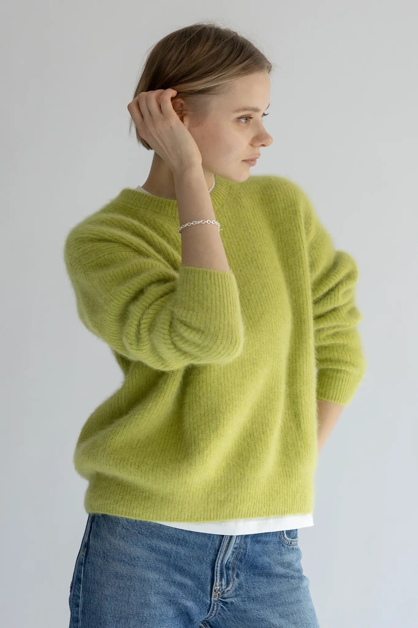 knit raccoon fox lime yellow-1