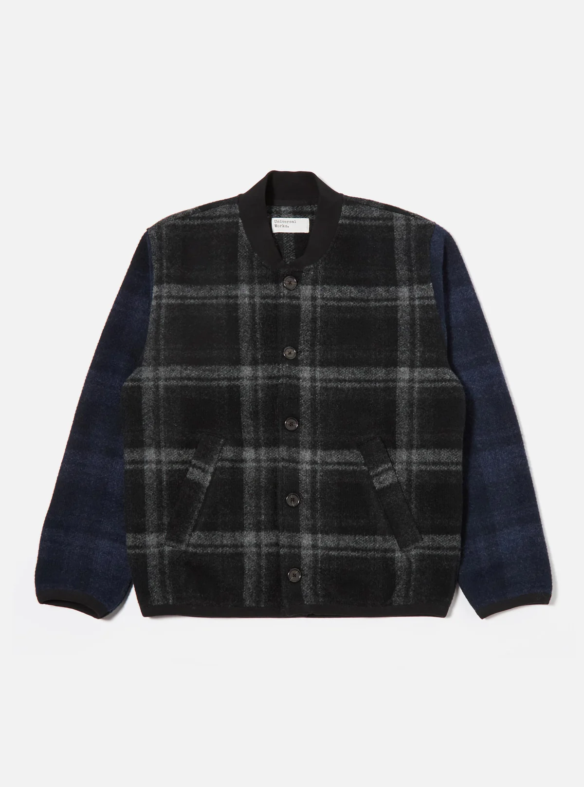 bomber check fleece-1