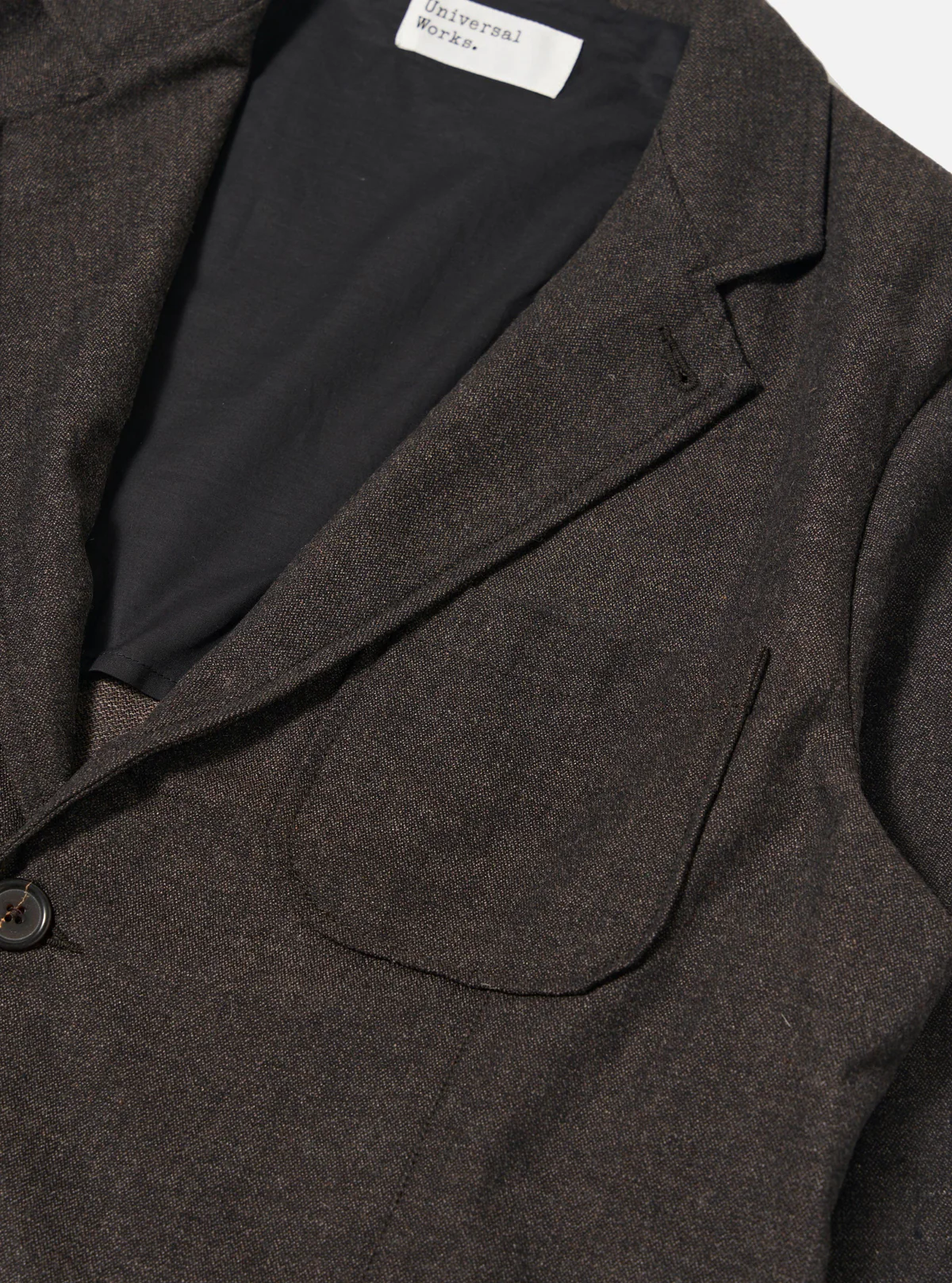 two button jacket brown-5