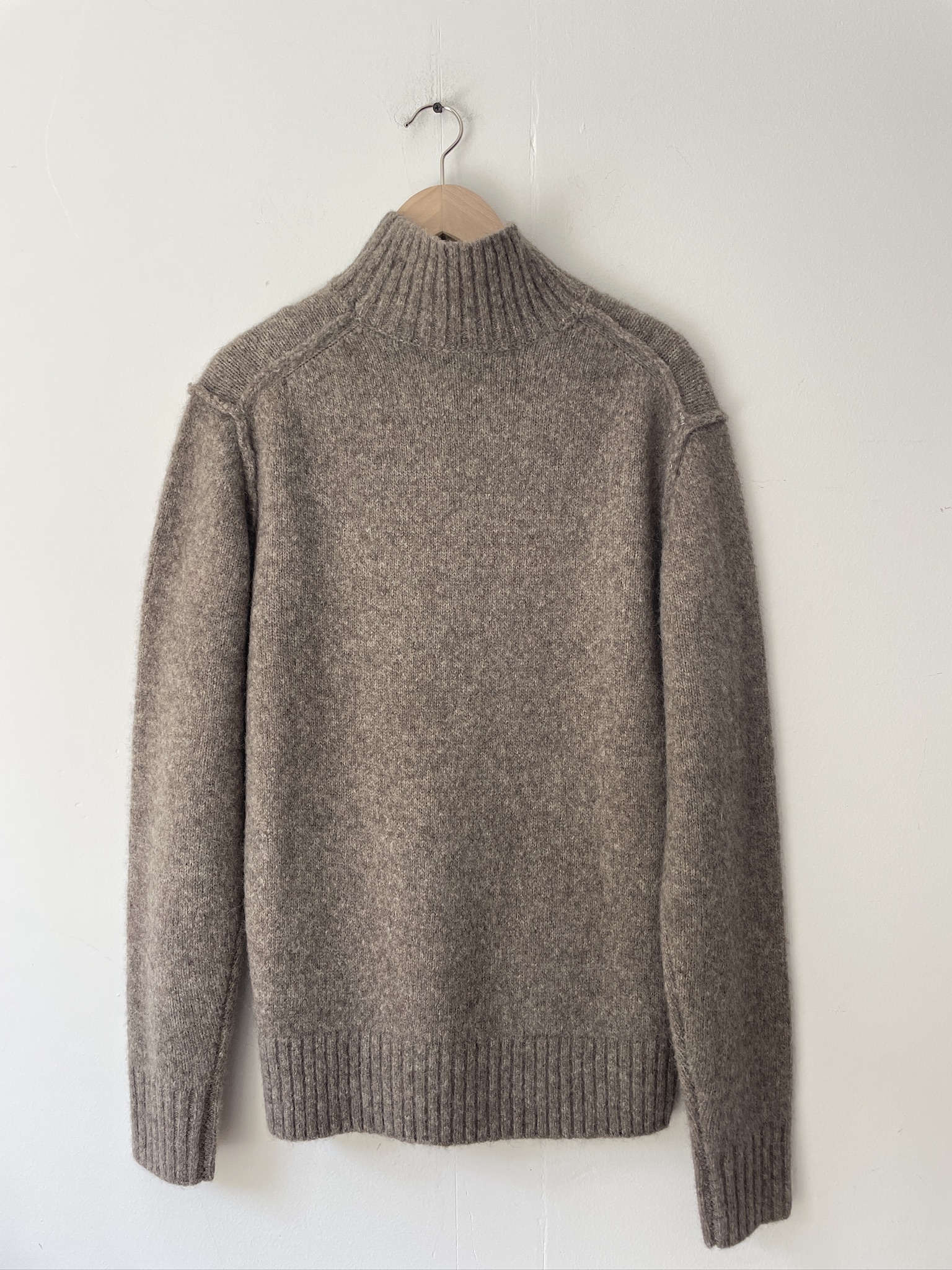 knit turtle neck mushroom-3