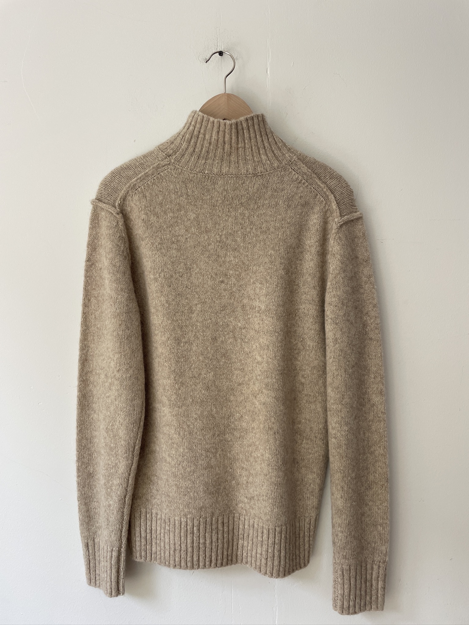 knit turtle neck natural-4