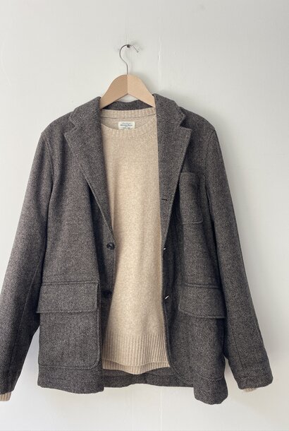 joey jacket herringbone beige