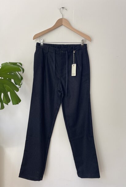 tanker pants wool navy stripe