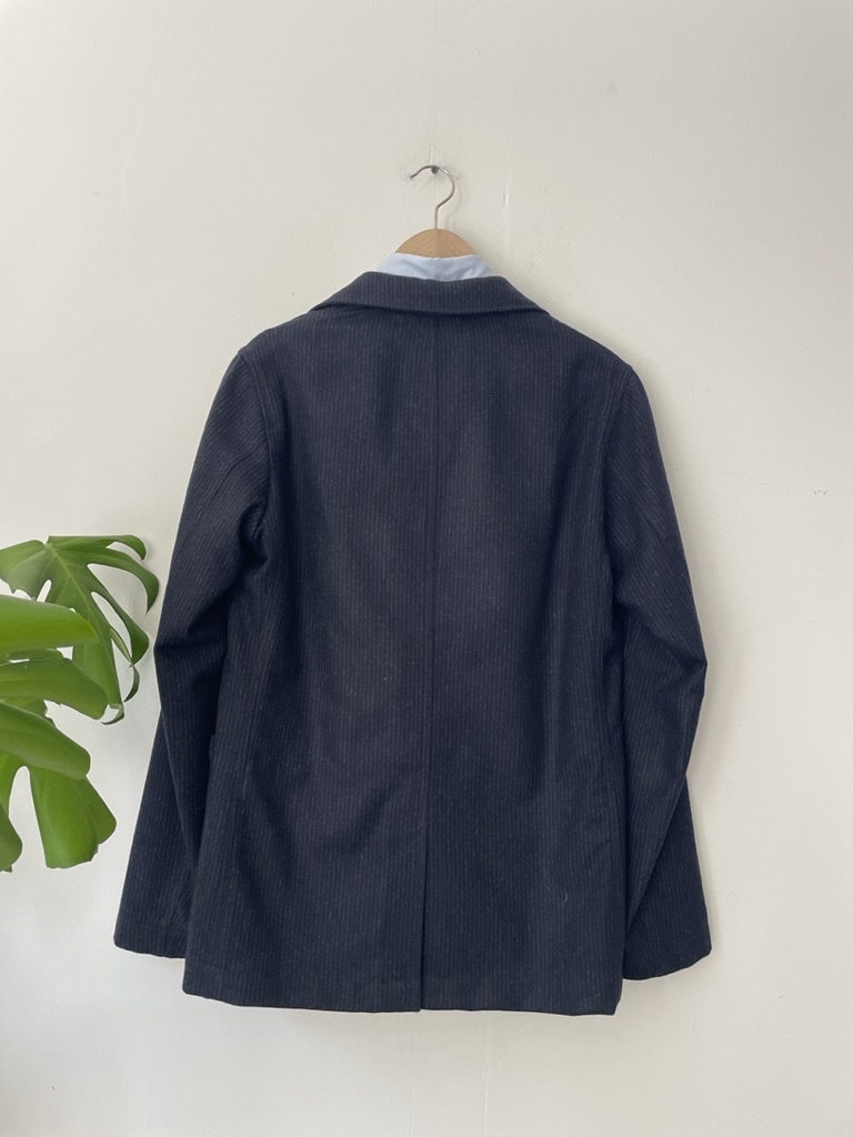 jonny jacket wool navy stripe-4