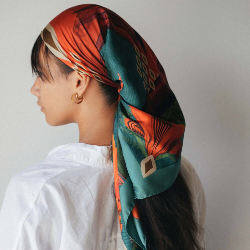 silk scarf ambiance bucolique-1