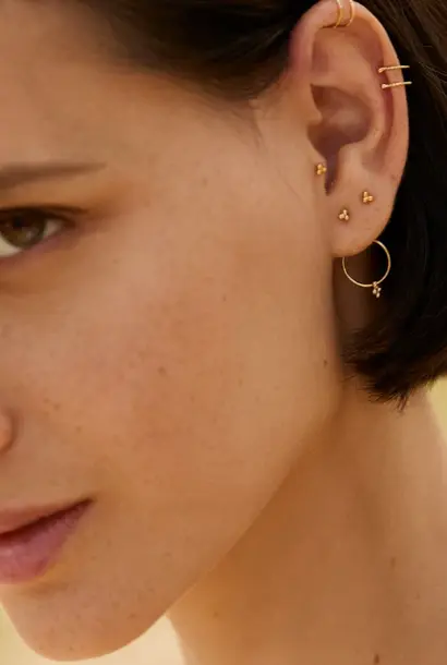 pensée ear cuff