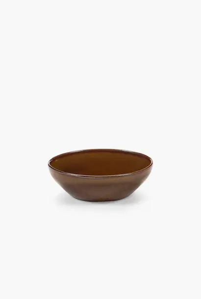 bowl L ocher out of lines