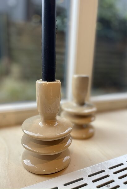 candle holder bowie off white