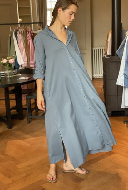 boden dress steely blue