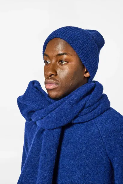 baby scarf dark blue