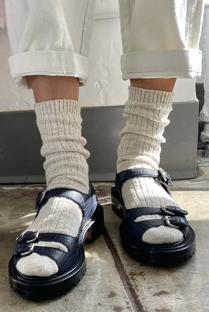 cottage socks oatmeal