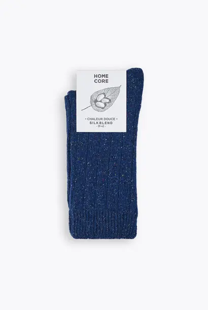 wool/silk socks navy