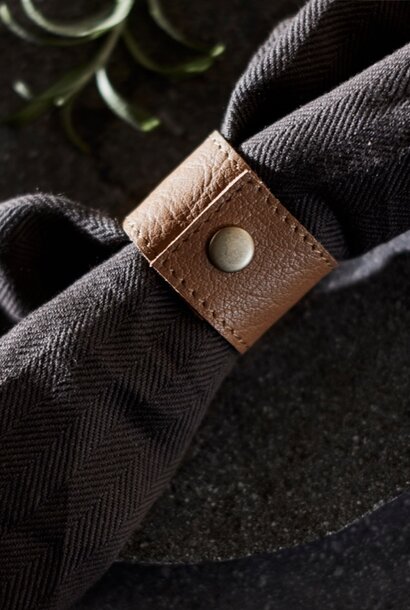 napkin umami black/brown S/2