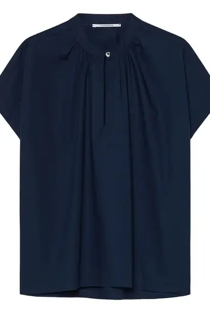 blouse 9491 navy blue