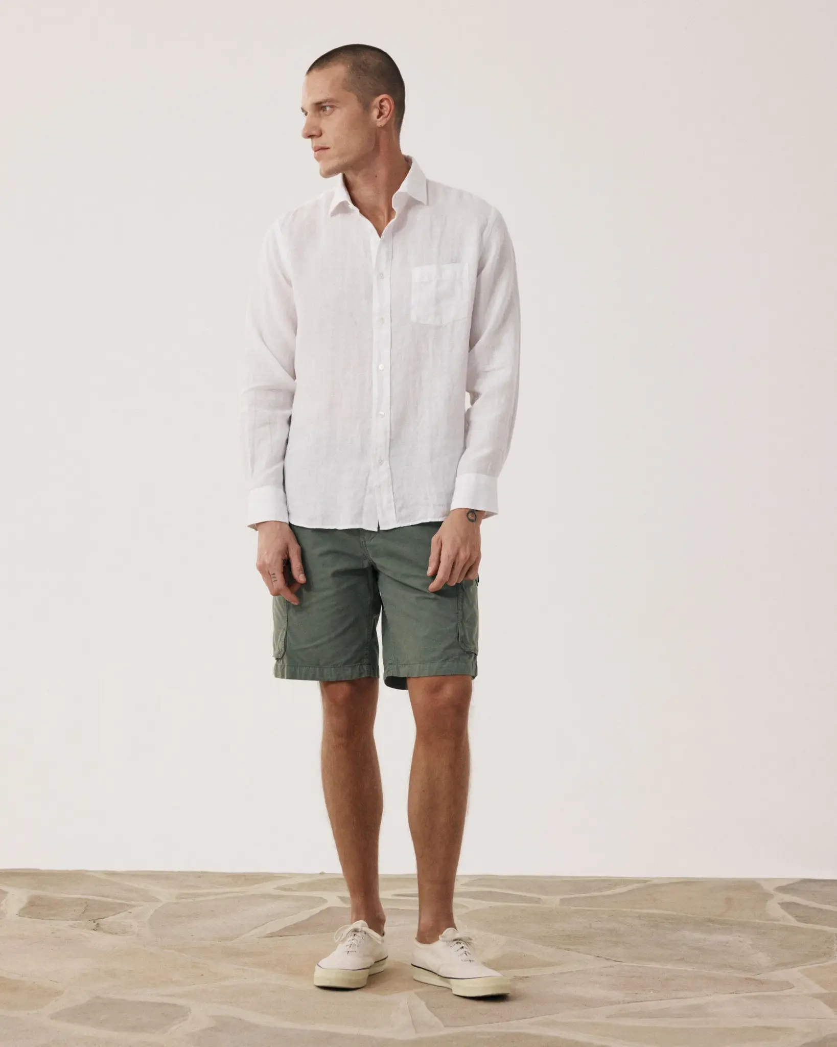 paul pat linen shirt white-3