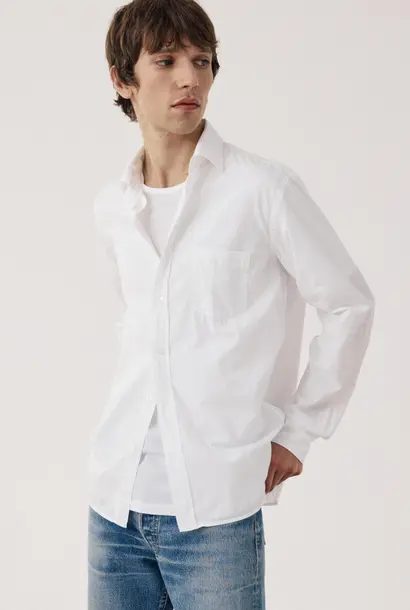 paul pat coton shirt white