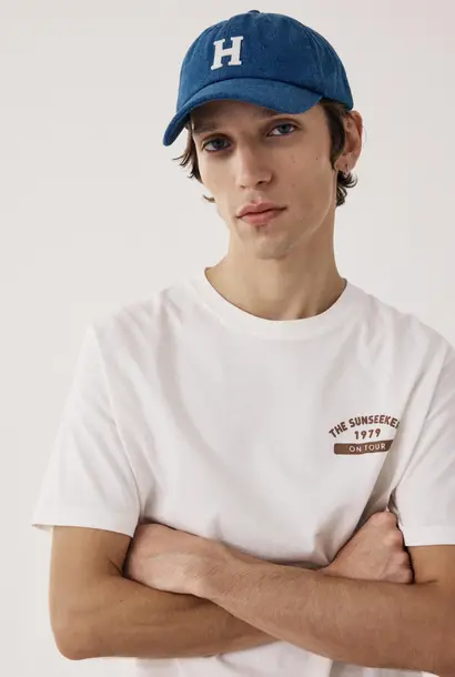 cap blue light denim