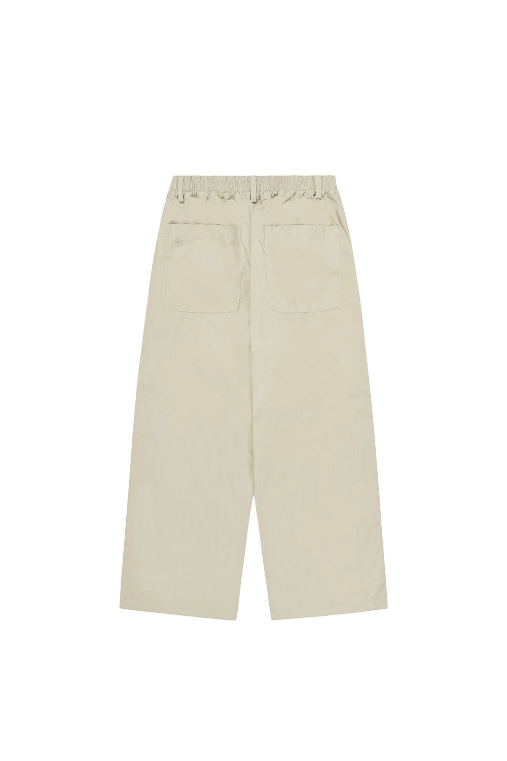 two tuck wide cn pants cream one size-2