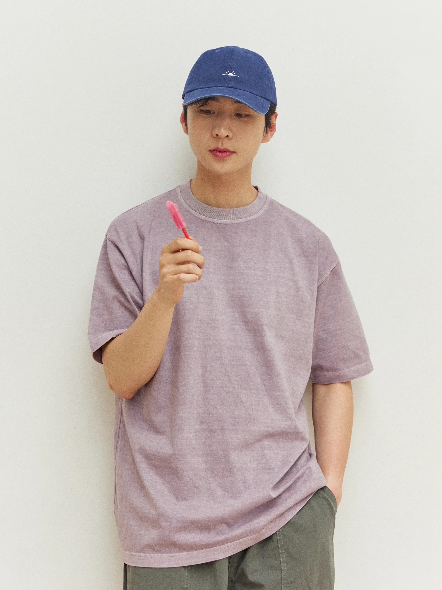 pigment t-shirt lilac one size-1