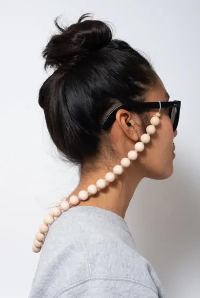 eyeglasses chain natural/natural