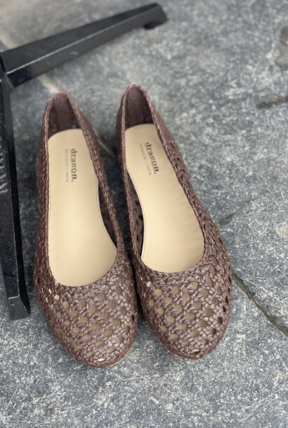 capri ballerine dark brown