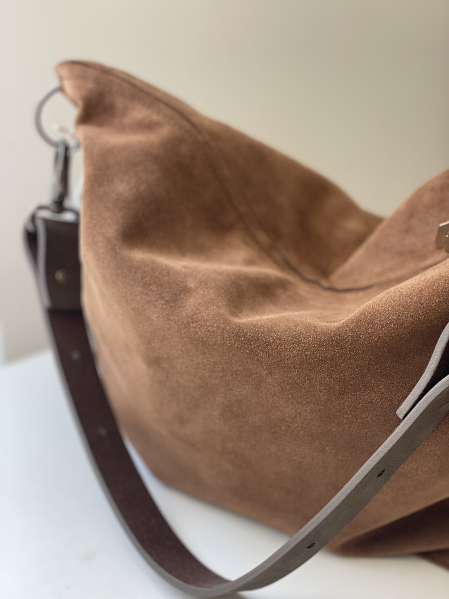 shopper suede cognac-3