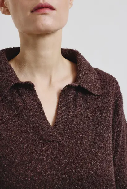 knit 8467 polo ebony