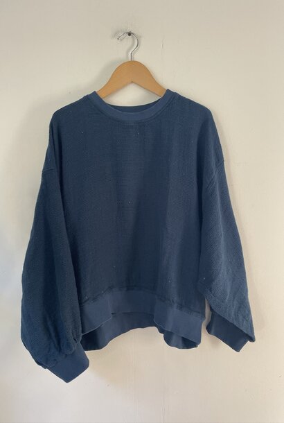 seseh zik zak sweat indigo