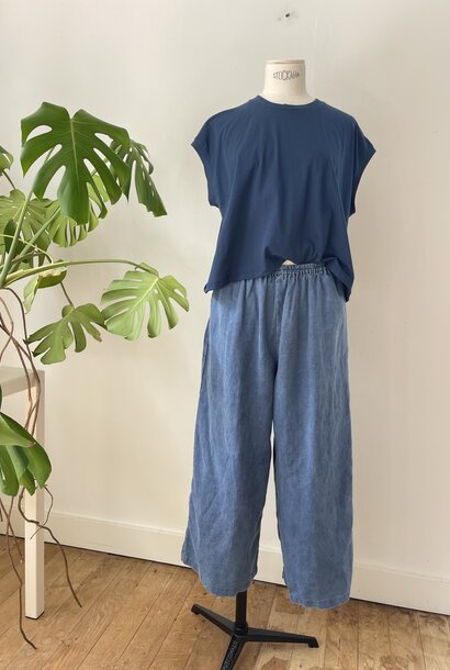 mudah culotte indigo