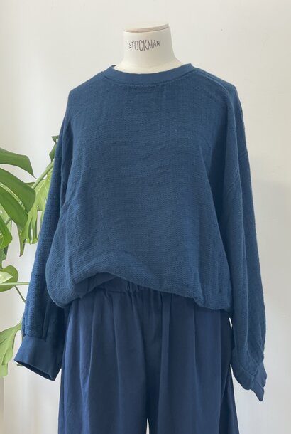 seseh zik zak sweat indigo