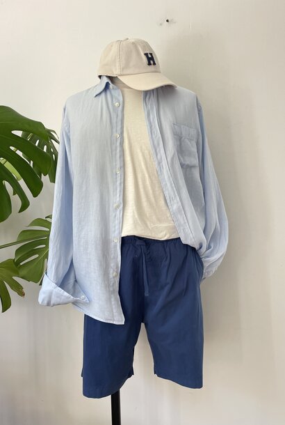 joggy short coton indigo