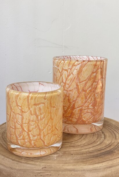 h mary L orange / pink