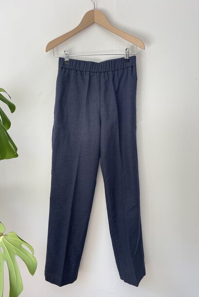 pants 7152 linen blue