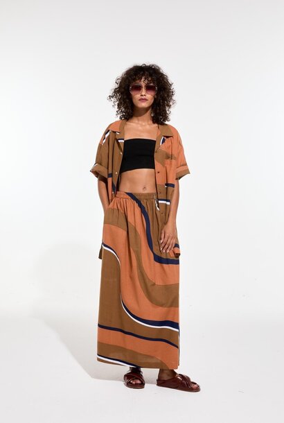 juliette skirt terracotta