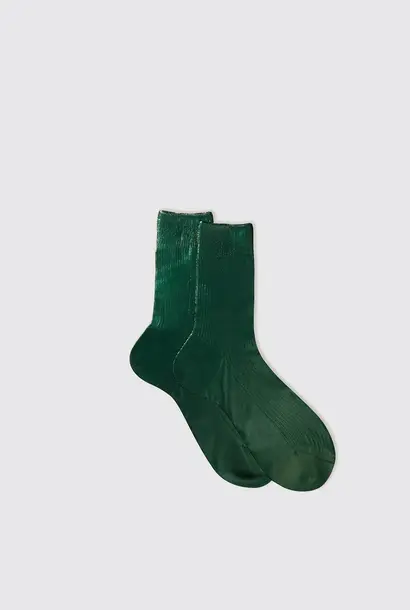 one ribbed laminated forest green
