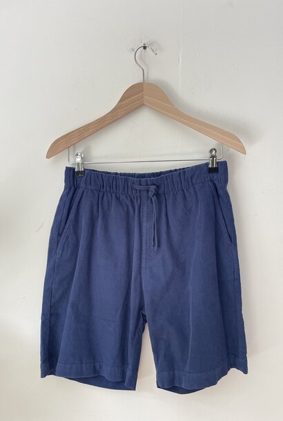jog short fine corduroy deep blue