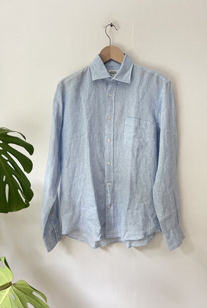 paul linen shirt sky