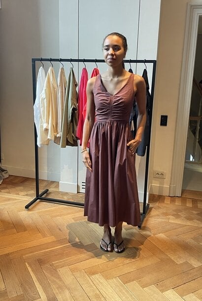 patrice dress brown