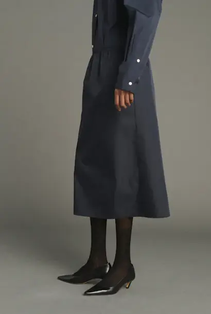 lili silk taffeta  navy