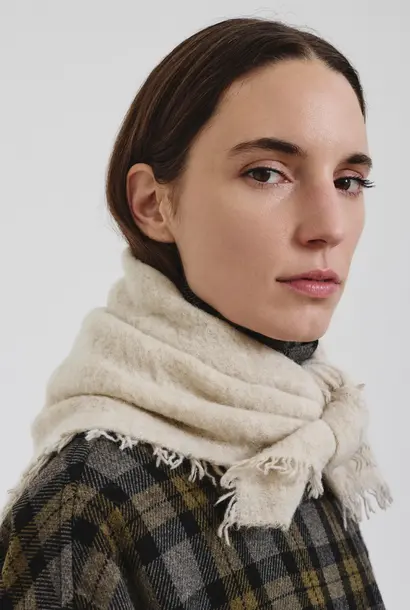 scarf F184 ivory