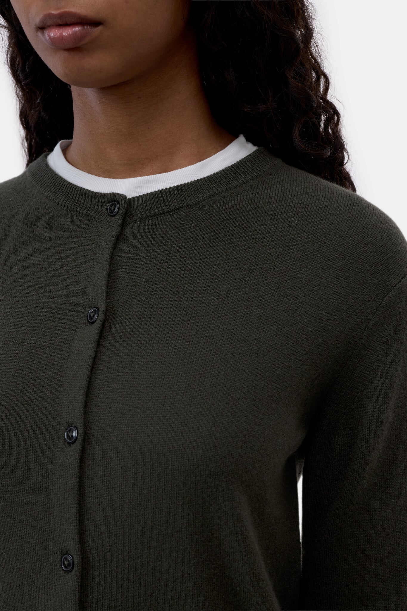 crew neck cardigan green-1